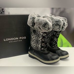 New!! London Fog Women's Melton 2 Cold Weather Tall Boot Women's Shoes Size 8M